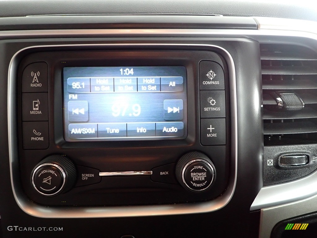 2019 1500 Classic Big Horn Crew Cab 4x4 - Diamond Black Crystal Pearl / Black/Diesel Gray photo #2