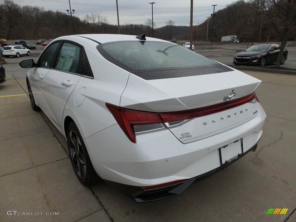 2023 Elantra Limited - Serenity White / Black photo #4