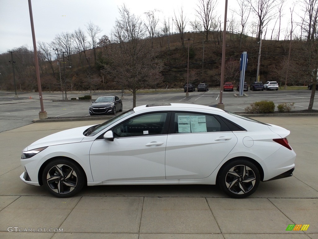 Serenity White 2023 Hyundai Elantra Limited Exterior Photo #145719922