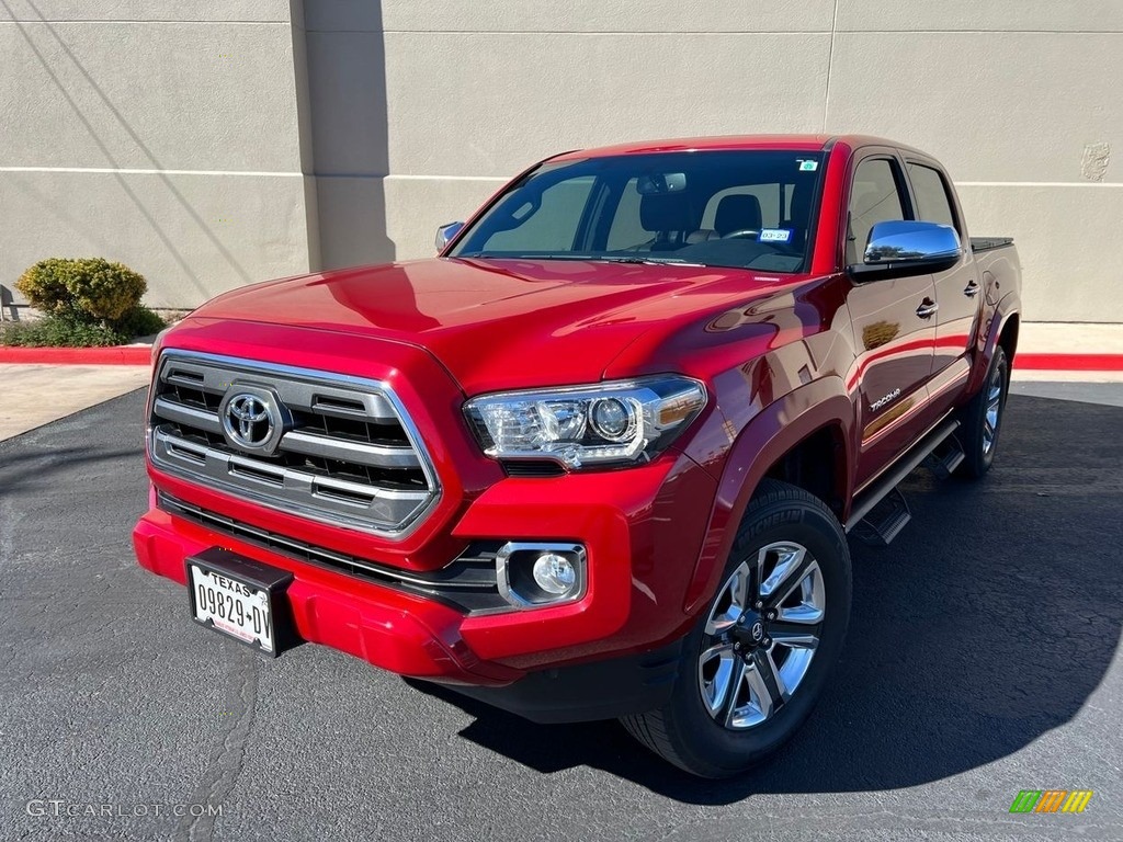 2016 Tacoma Limited Double Cab 4x4 - Barcelona Red Metallic / Limited Hickory photo #1