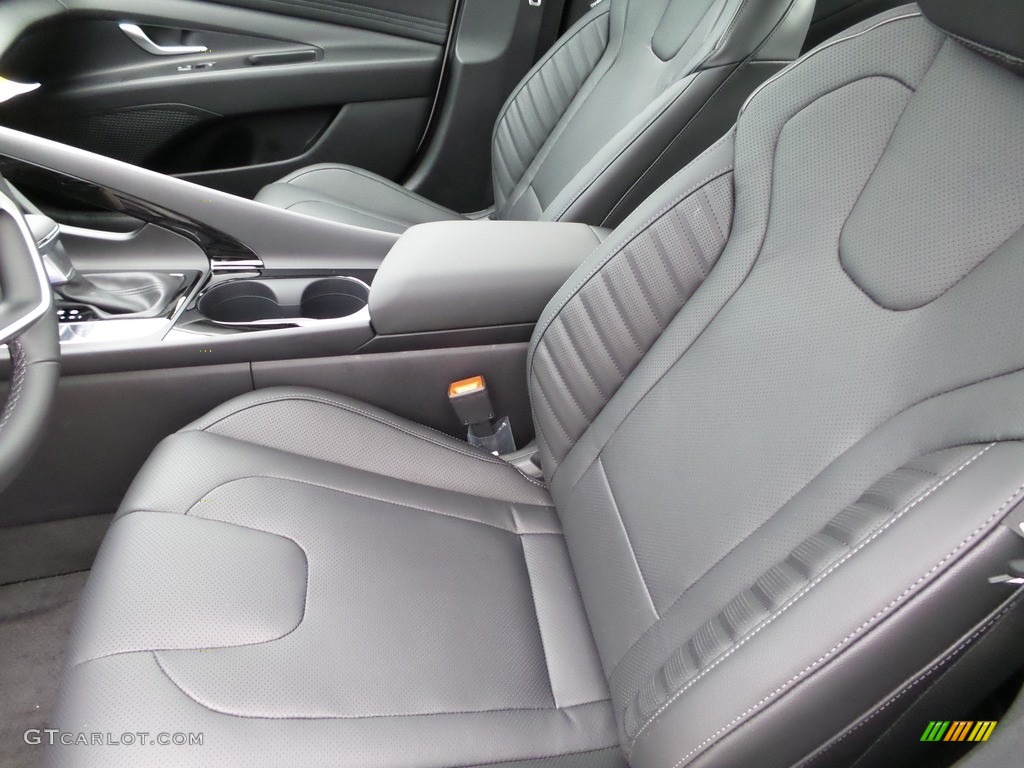Black Interior 2023 Hyundai Elantra Limited Photo #145720012