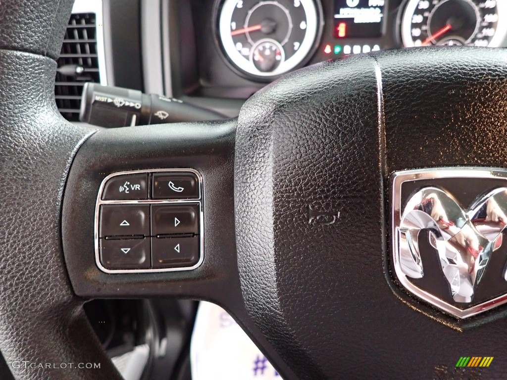 2019 1500 Classic Big Horn Crew Cab 4x4 - Diamond Black Crystal Pearl / Black/Diesel Gray photo #15