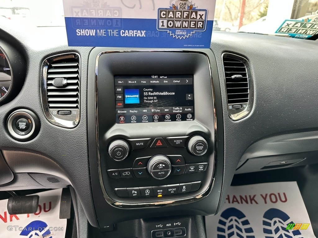 2020 Durango GT AWD - Reactor Blue Pearl / Black photo #15