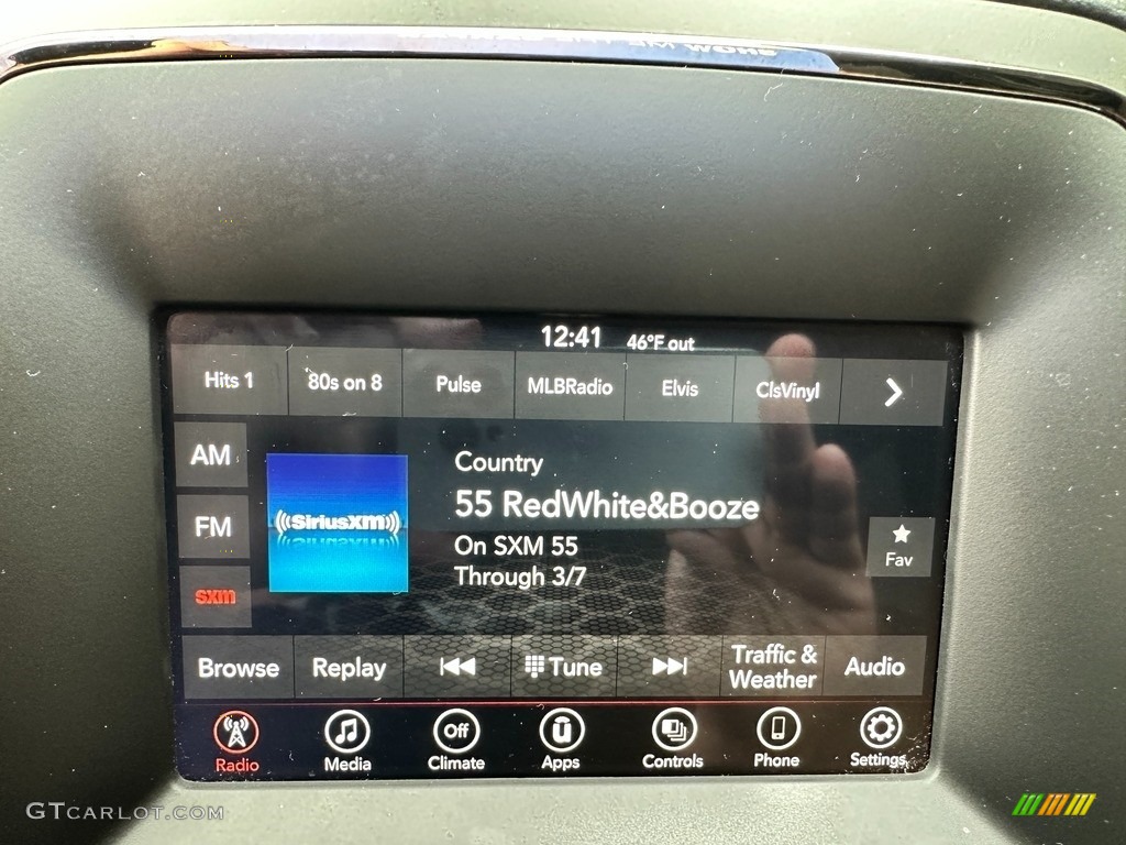 2020 Durango GT AWD - Reactor Blue Pearl / Black photo #17