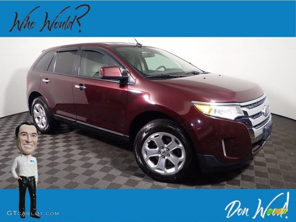 2011 Edge SEL AWD - Bordeaux Reserve Red Metallic / Medium Light Stone photo #1