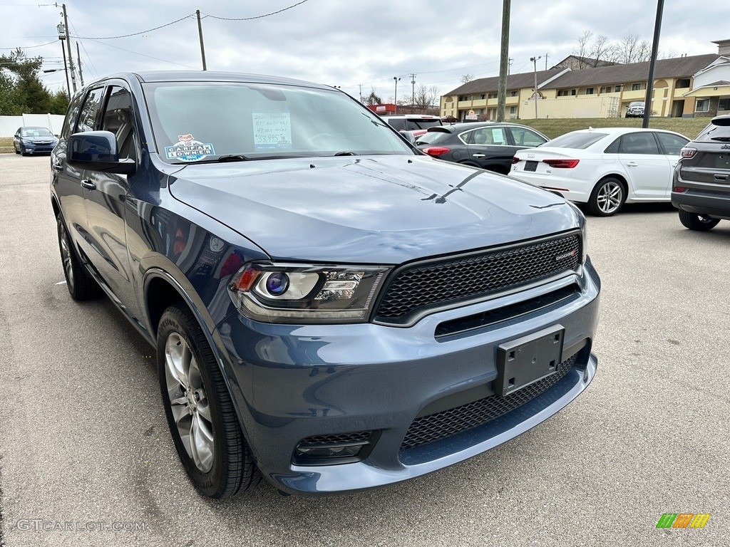 2020 Durango GT AWD - Reactor Blue Pearl / Black photo #48