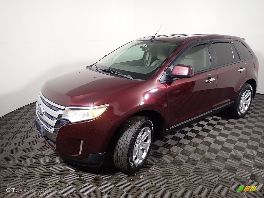 2011 Edge SEL AWD - Bordeaux Reserve Red Metallic / Medium Light Stone photo #8