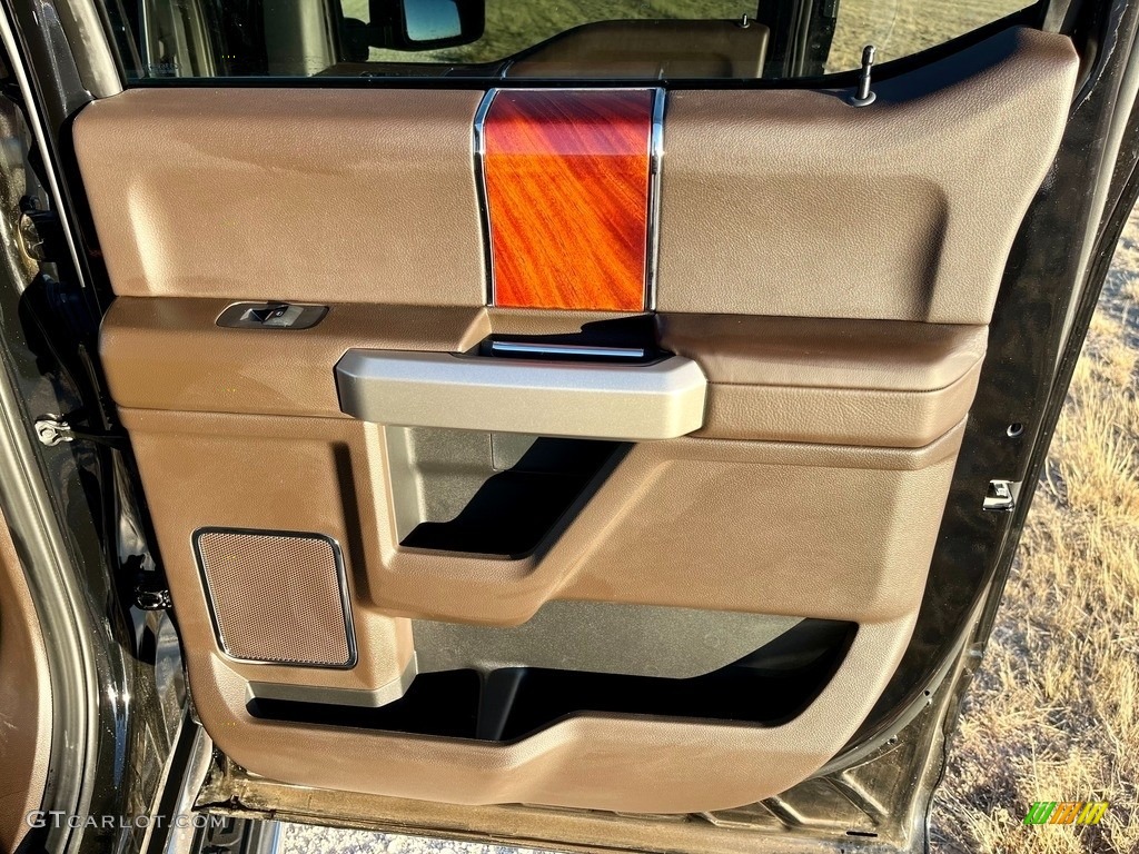 2022 Ford F350 Super Duty King Ranch Crew Cab 4x4 Kingsville Antique/Java Door Panel Photo #145720807