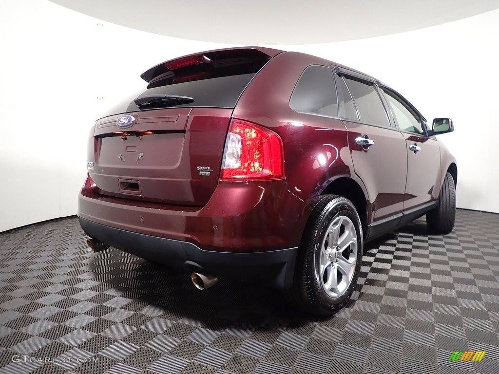 2011 Edge SEL AWD - Bordeaux Reserve Red Metallic / Medium Light Stone photo #15