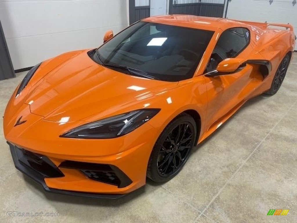 Amplify Orange Tintcoat 2023 Chevrolet Corvette Stingray Coupe Exterior Photo #145720888