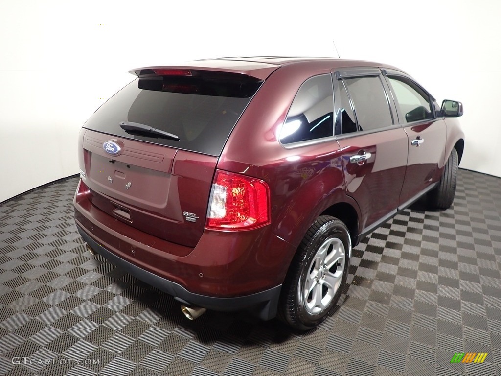 2011 Edge SEL AWD - Bordeaux Reserve Red Metallic / Medium Light Stone photo #16