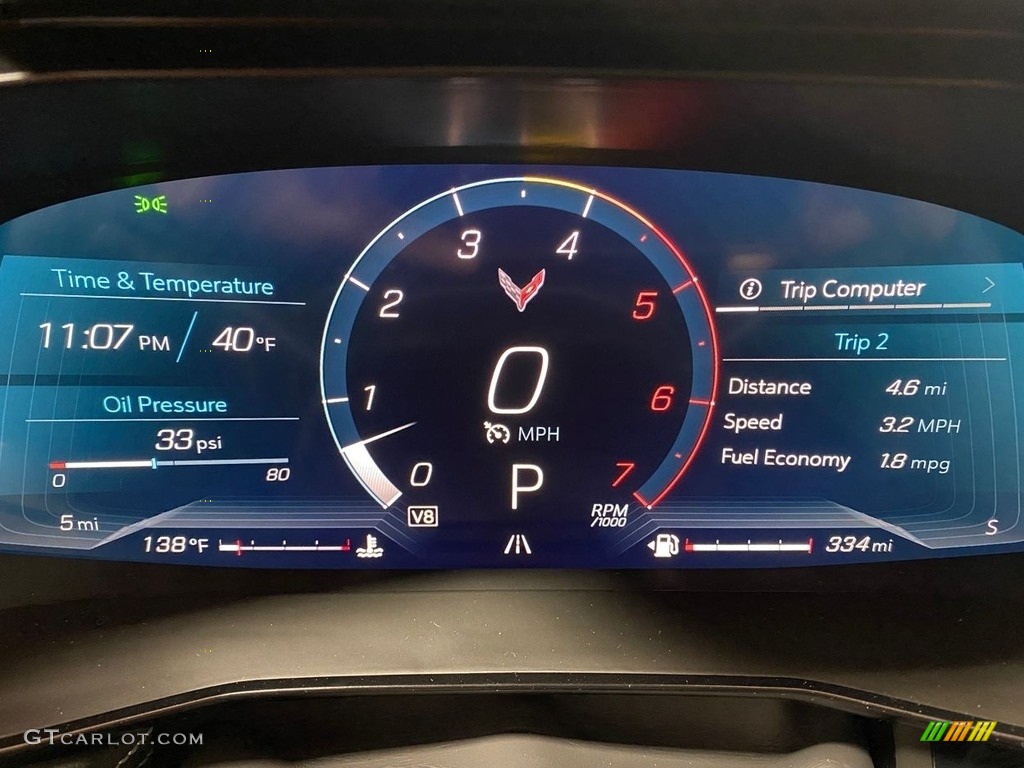 2023 Chevrolet Corvette Stingray Coupe Gauges Photo #145720963