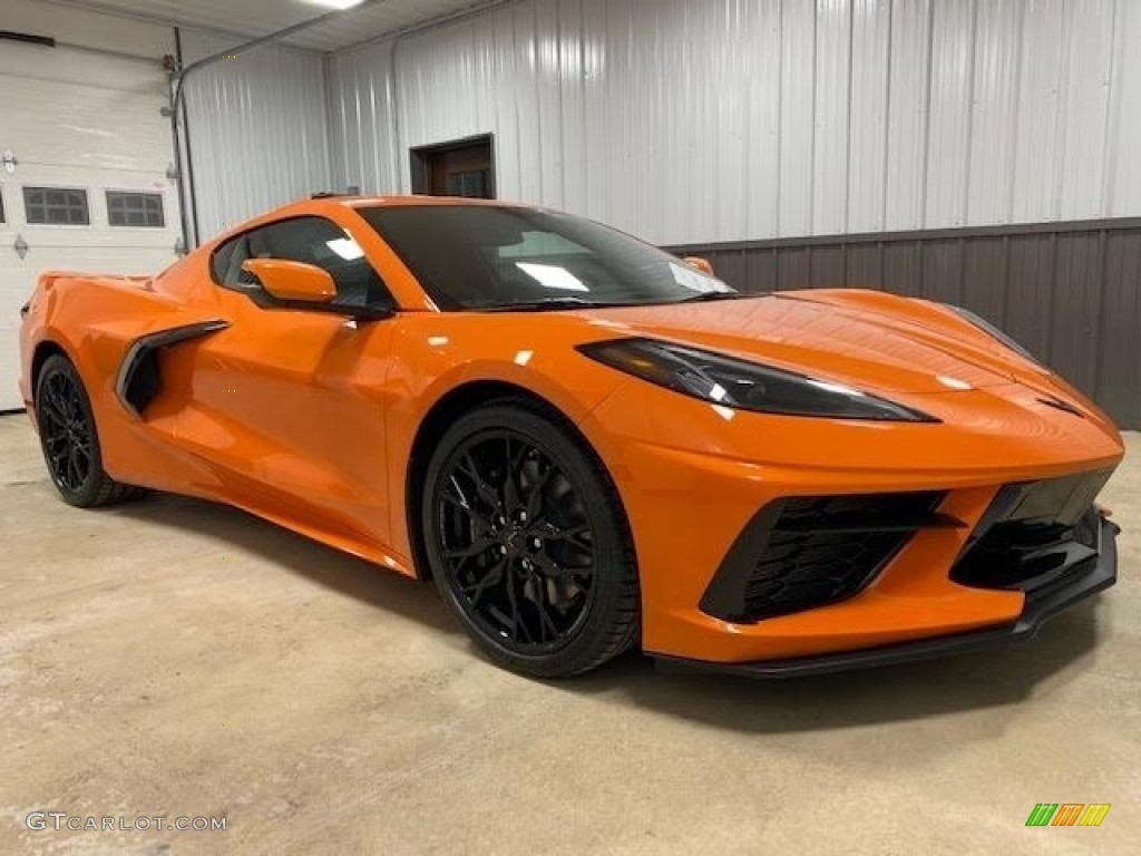 Amplify Orange Tintcoat 2023 Chevrolet Corvette Stingray Coupe Exterior Photo #145721023
