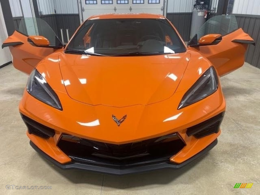Amplify Orange Tintcoat 2023 Chevrolet Corvette Stingray Coupe Exterior Photo #145721053