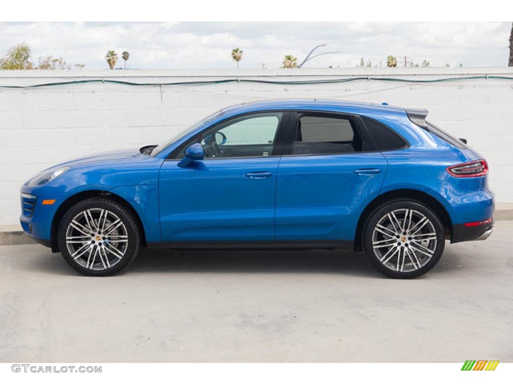 Sapphire Blue Metallic 2017 Porsche Macan S Exterior Photo #145721083