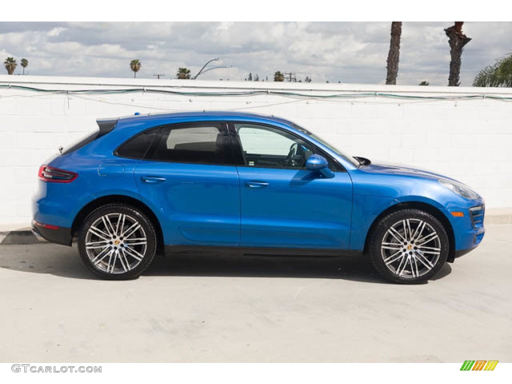 Sapphire Blue Metallic 2017 Porsche Macan S Exterior Photo #145721131