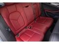 2017 Porsche Macan Black/Garnet Red Interior Rear Seat Photo