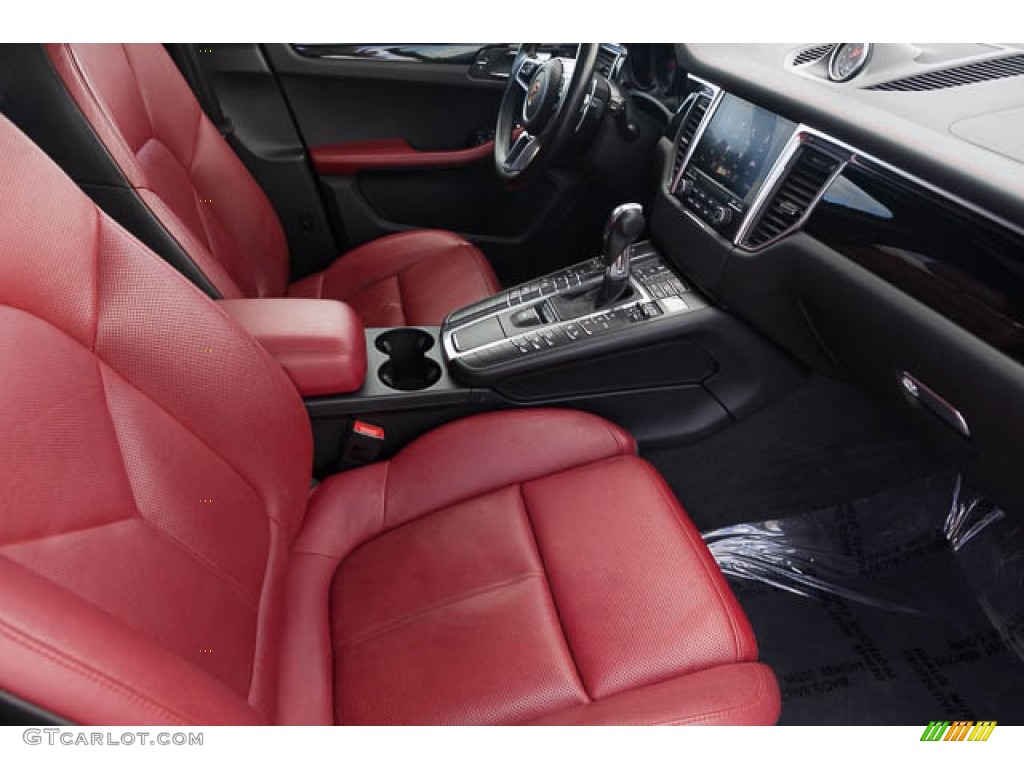 2017 Macan S - Sapphire Blue Metallic / Black/Garnet Red photo #22