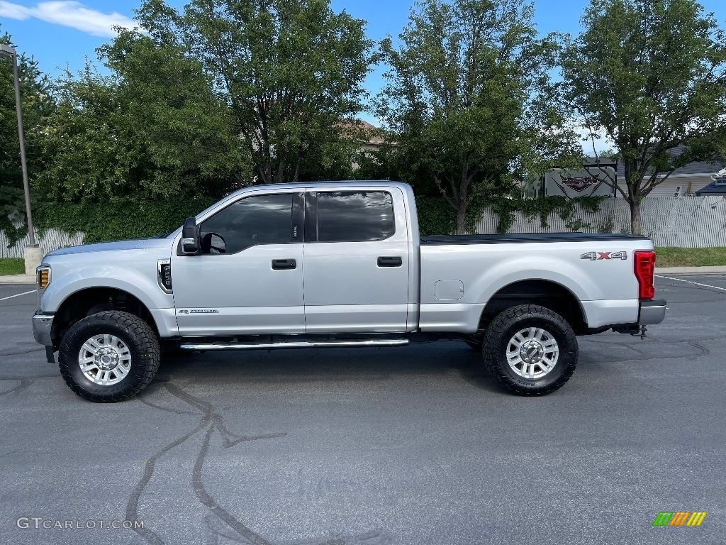 2019 F250 Super Duty Lariat Crew Cab 4x4 - Ingot Silver / Earth Gray photo #1