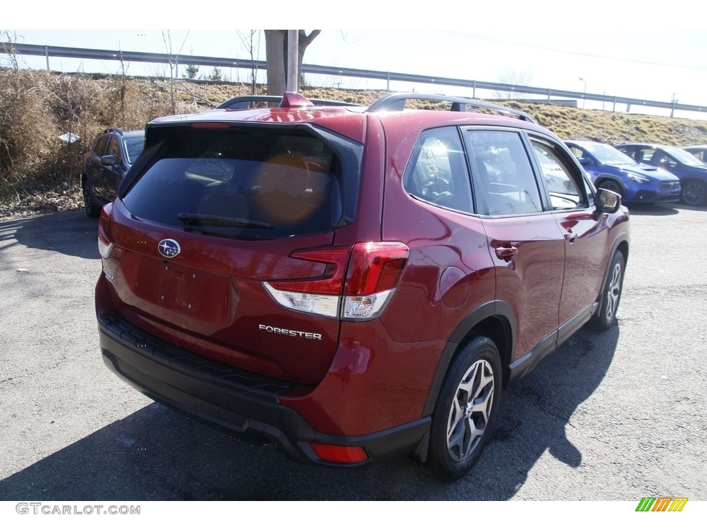 2020 Forester 2.5i Premium - Crimson Red Pearl / Gray photo #5