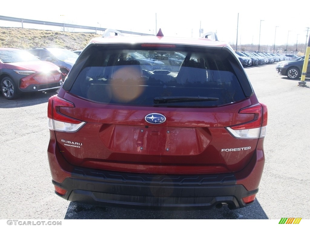 2020 Forester 2.5i Premium - Crimson Red Pearl / Gray photo #6