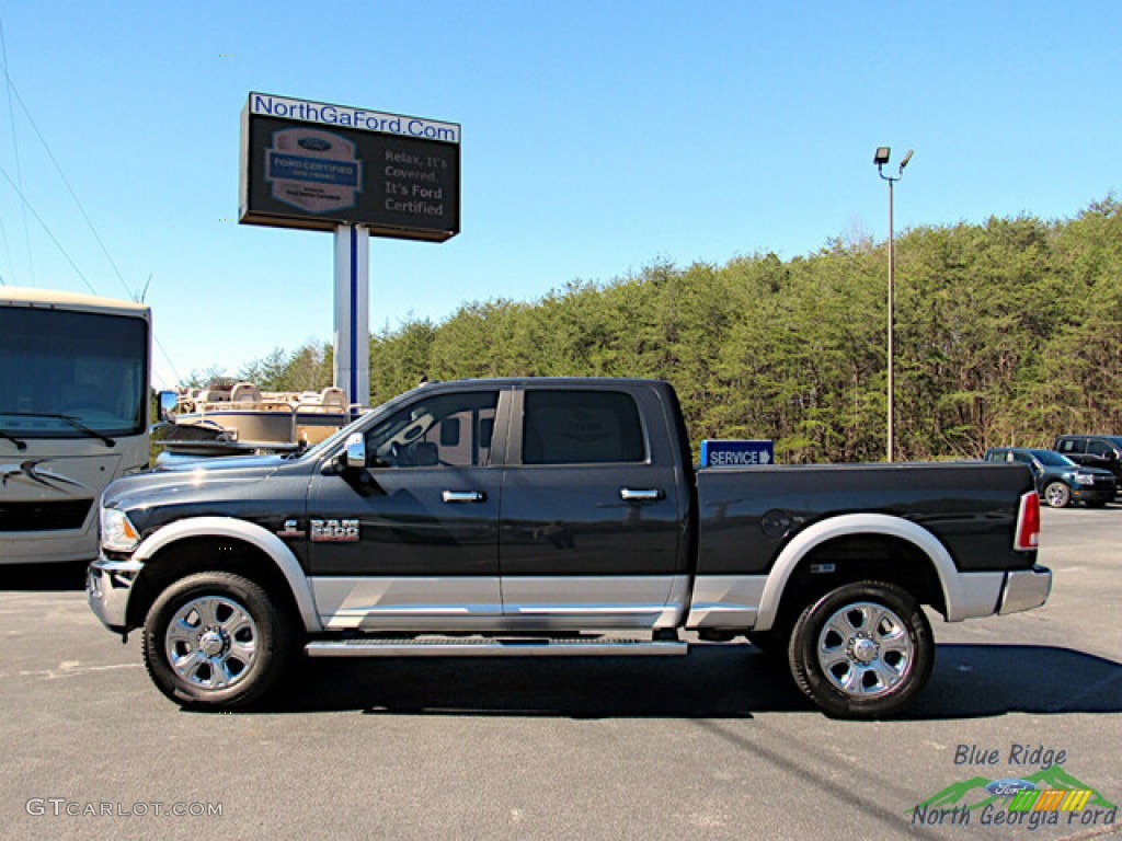 2016 2500 Laramie Crew Cab 4x4 - Maximum Steel Metallic / Black photo #2