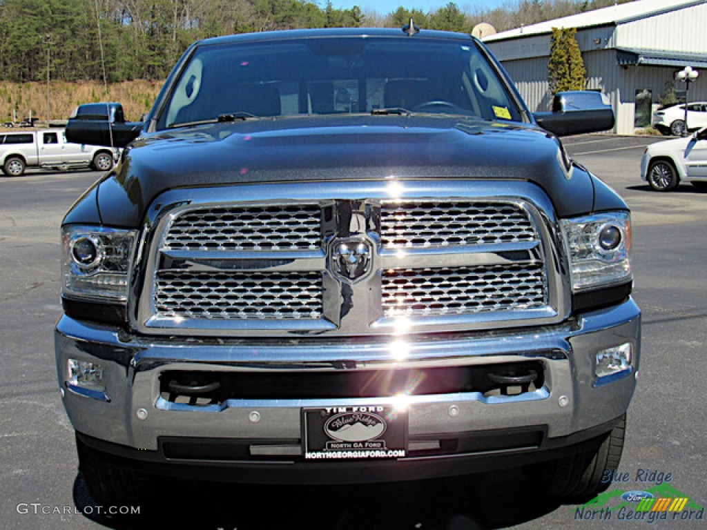 2016 2500 Laramie Crew Cab 4x4 - Maximum Steel Metallic / Black photo #8