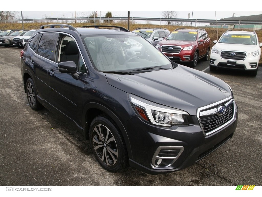 2019 Forester 2.5i Limited - Dark Gray Metallic / Black photo #3