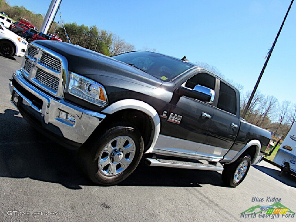2016 2500 Laramie Crew Cab 4x4 - Maximum Steel Metallic / Black photo #26