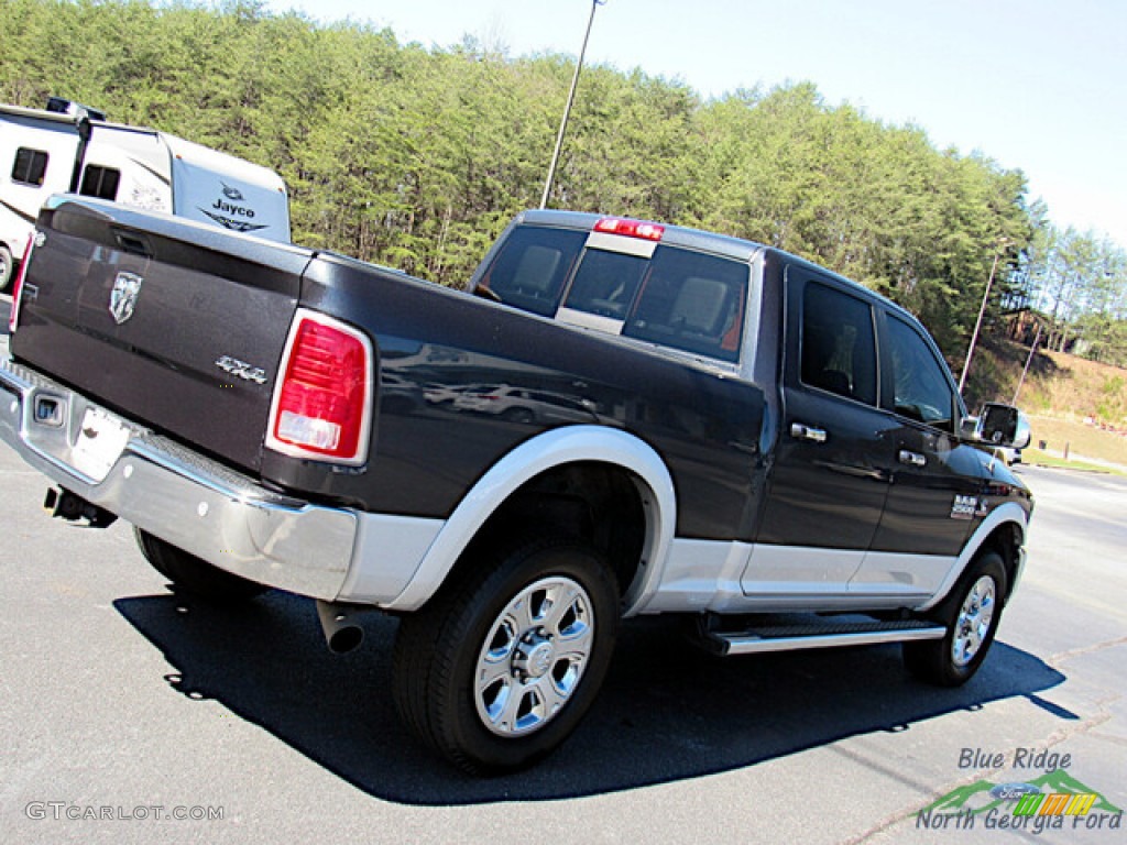 2016 2500 Laramie Crew Cab 4x4 - Maximum Steel Metallic / Black photo #28