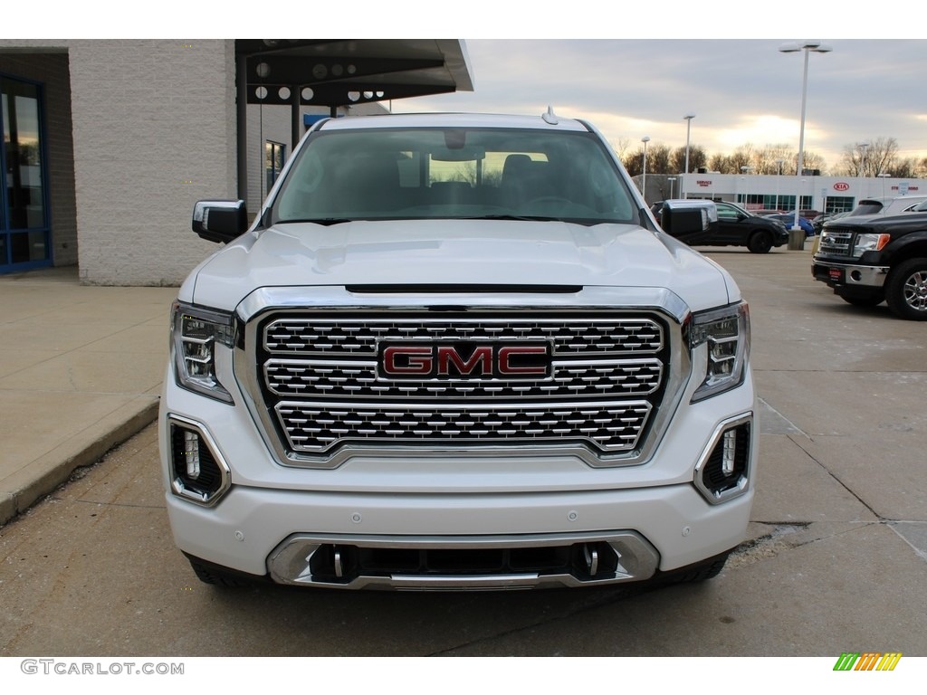 2021 Sierra 1500 Denali Crew Cab 4WD - White Frost Tricoat / Jet Black photo #2