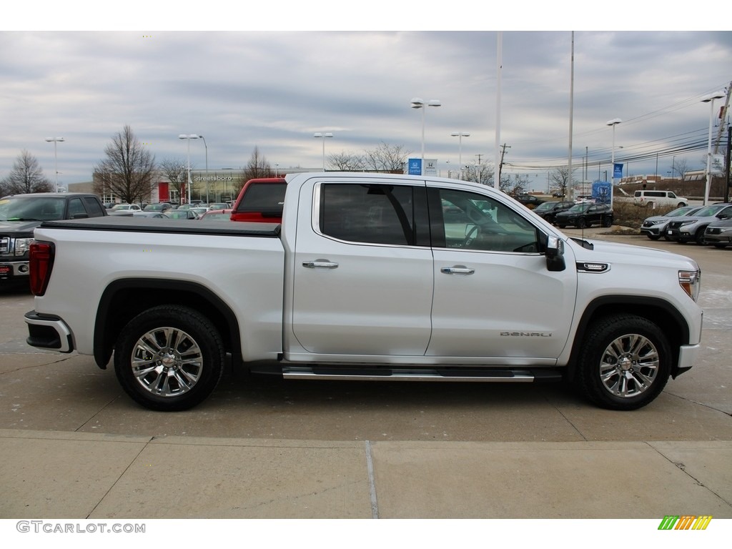 2021 Sierra 1500 Denali Crew Cab 4WD - White Frost Tricoat / Jet Black photo #7