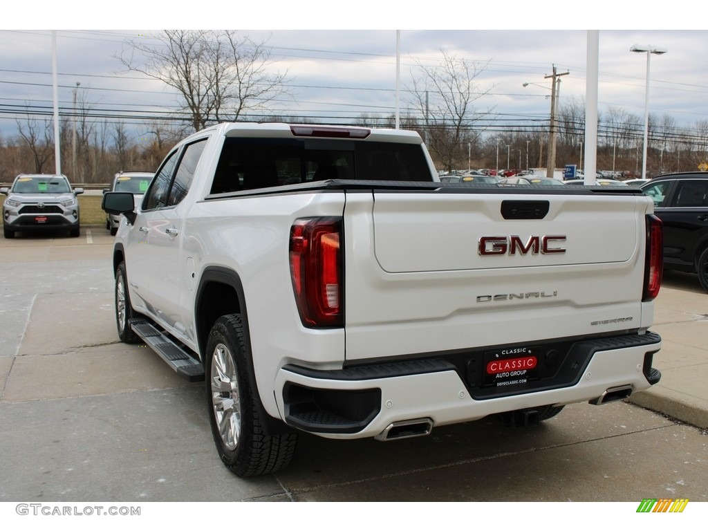 2021 Sierra 1500 Denali Crew Cab 4WD - White Frost Tricoat / Jet Black photo #11