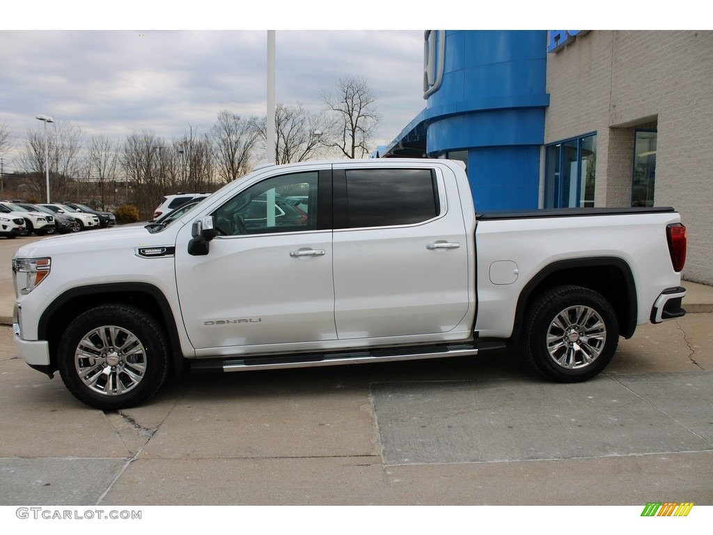 2021 Sierra 1500 Denali Crew Cab 4WD - White Frost Tricoat / Jet Black photo #13