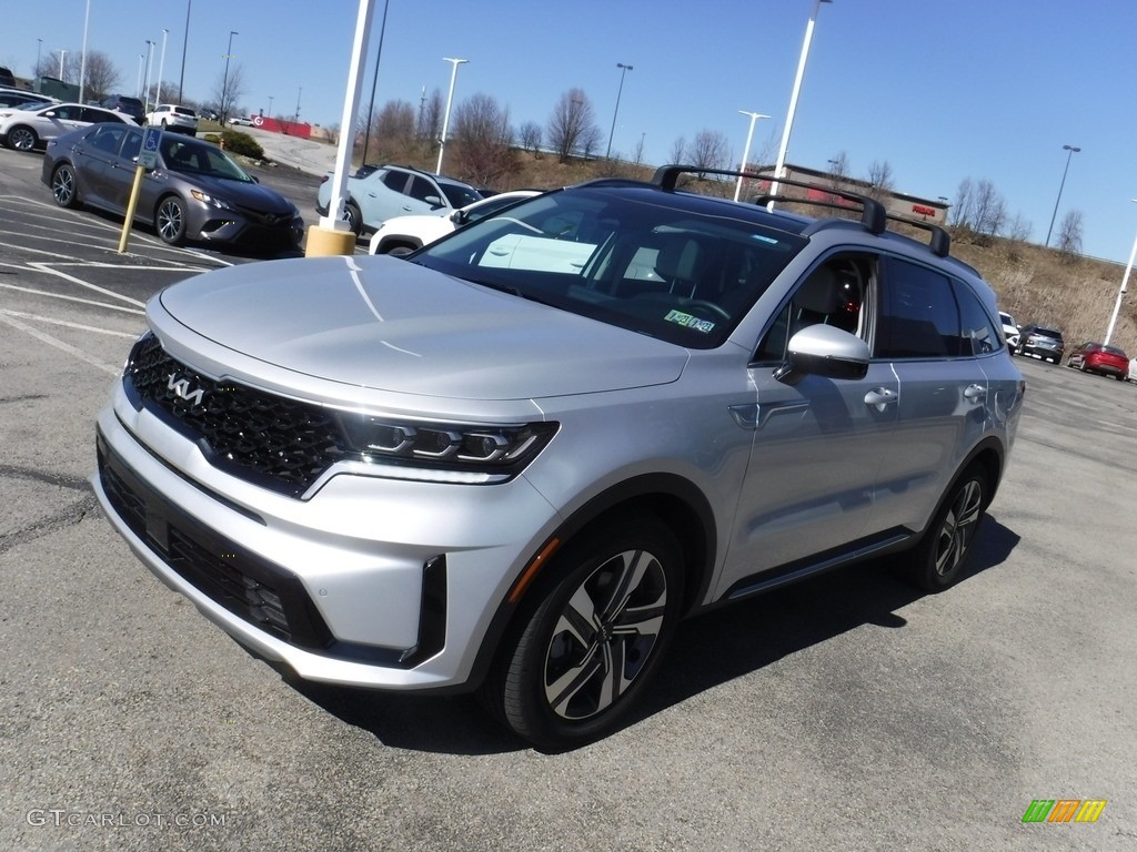 Silky Silver 2022 Kia Sorento Hybrid SX AWD Hybrid Exterior Photo #145723665