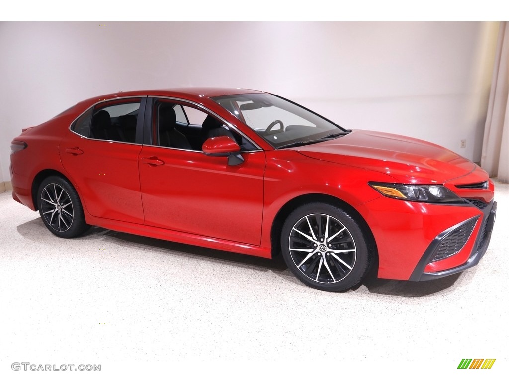 2021 Camry SE - Supersonic Red / Black photo #1