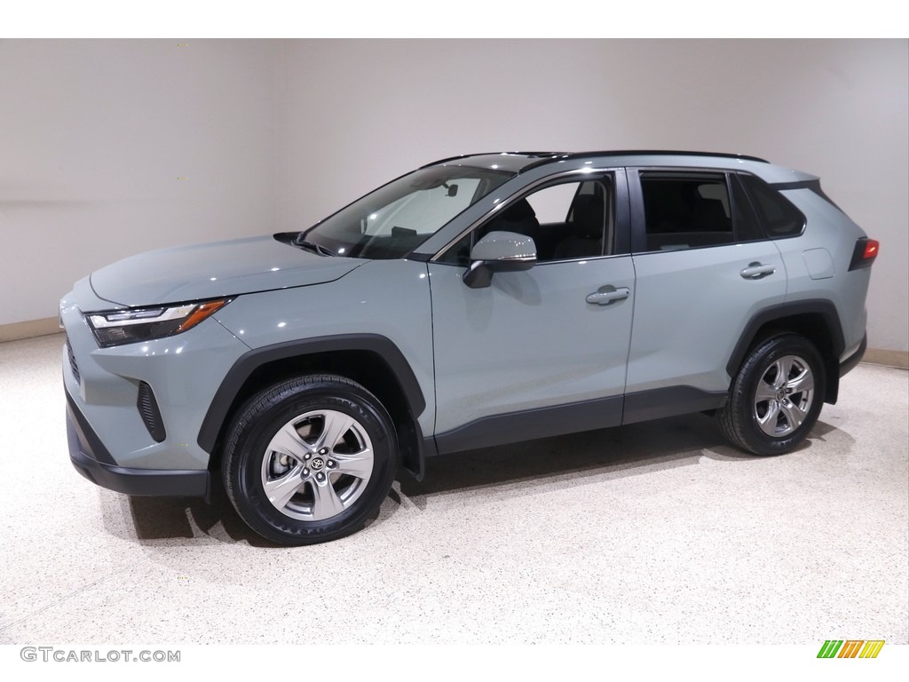 2022 RAV4 XLE AWD - Lunar Rock / Black photo #3
