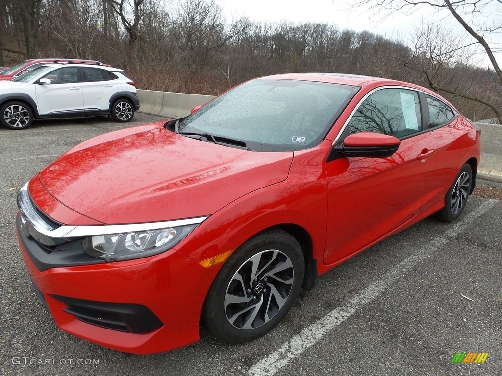 Rallye Red 2016 Honda Civic LX-P Coupe Exterior Photo #145725027