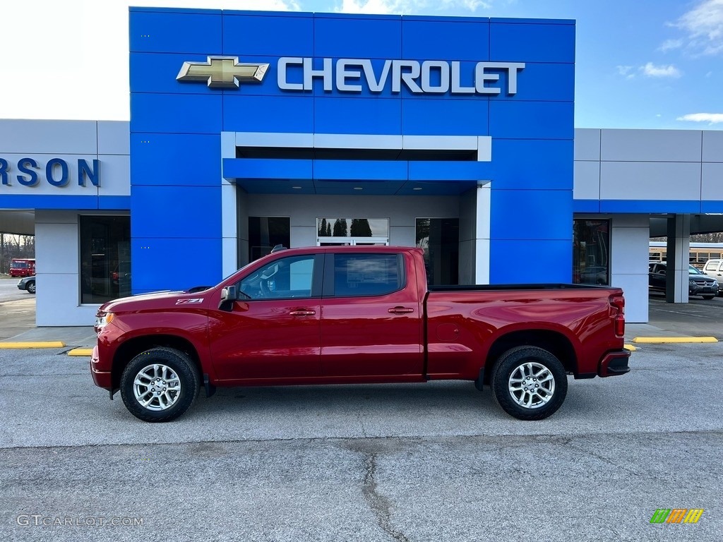 2023 Silverado 1500 RST Crew Cab 4x4 - Radiant Red Tintcoat / Jet Black photo #1