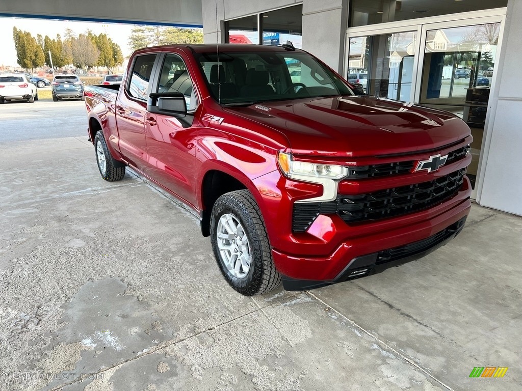 Radiant Red Tintcoat 2023 Chevrolet Silverado 1500 RST Crew Cab 4x4 Exterior Photo #145725168