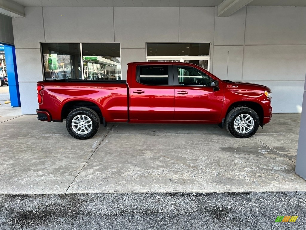 Radiant Red Tintcoat 2023 Chevrolet Silverado 1500 RST Crew Cab 4x4 Exterior Photo #145725201