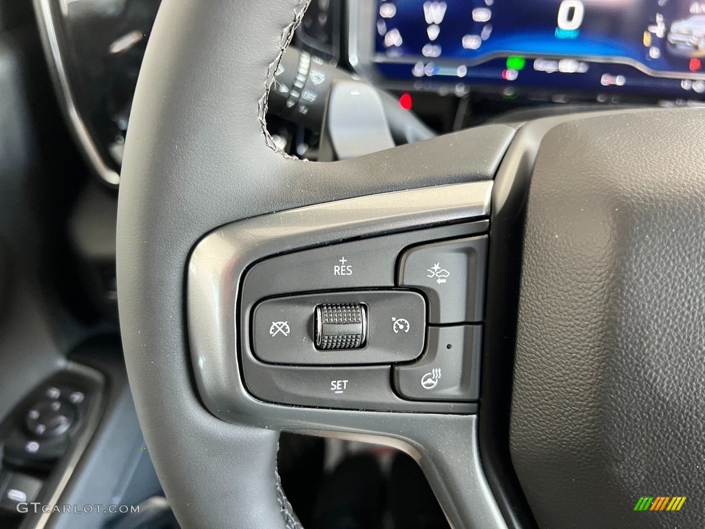 2023 Chevrolet Silverado 1500 RST Crew Cab 4x4 Jet Black Steering Wheel Photo #145725567