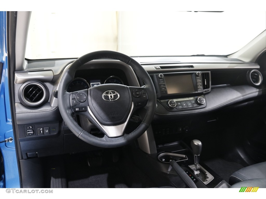 2016 RAV4 Limited - Electric Storm Blue / Black photo #6