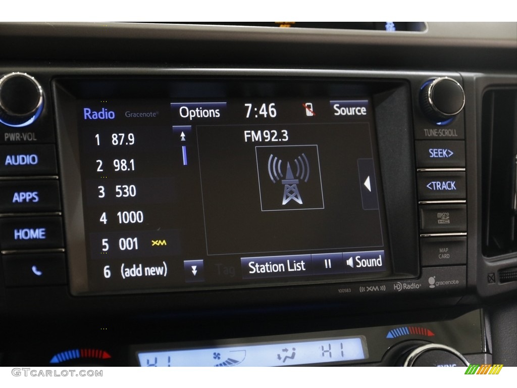 2016 RAV4 Limited - Electric Storm Blue / Black photo #11