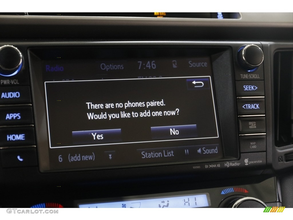 2016 RAV4 Limited - Electric Storm Blue / Black photo #12