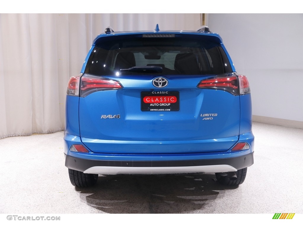 2016 RAV4 Limited - Electric Storm Blue / Black photo #19