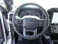 Black 2022 Ford F150 XLT SuperCrew 4x4 Steering Wheel