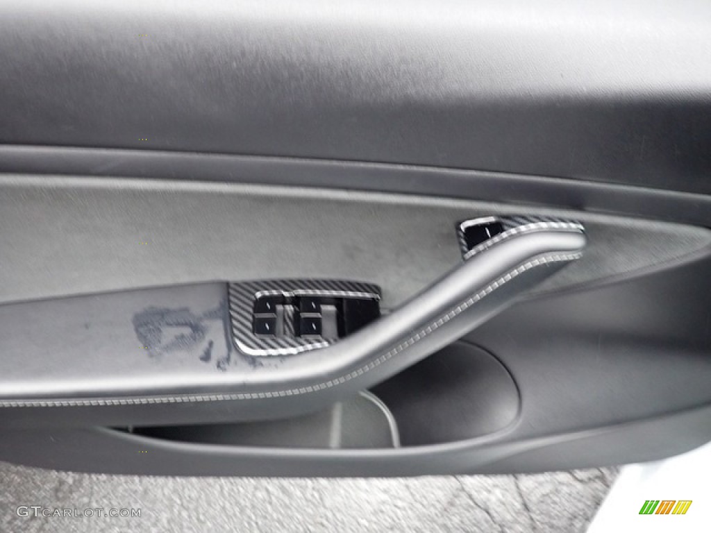 2019 Model 3 Standard Range - Pearl White Multi-Coat / Black photo #15