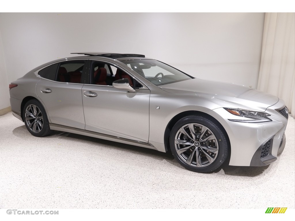 Atomic Silver 2018 Lexus LS 500 F Sport AWD Exterior Photo #145728067
