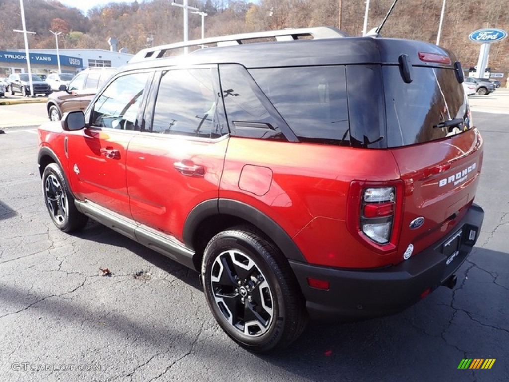 2022 Bronco Sport Outer Banks 4x4 - Hot Pepper Red / Navy Pier photo #6
